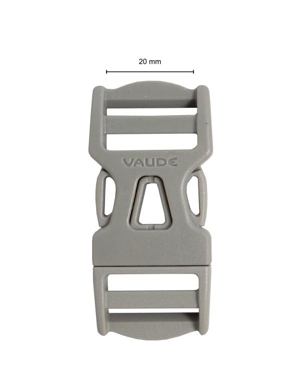 VAUDE Steckschnalle 20 mm Dual Adjust pebbles 