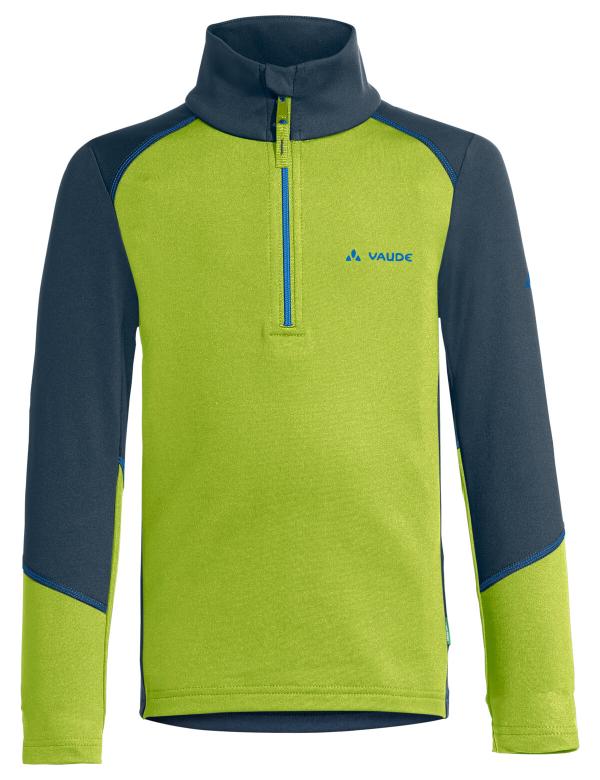 VAUDE Kids Livigno Halfzip chute green Gr&ouml;&szlig; 158/164