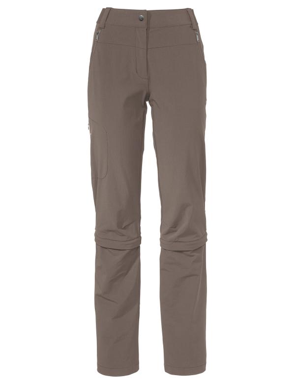 VAUDE Women's Farley Stretch Capri T-Zip Pants III coconut Gr&ouml;&szlig; 38-Short