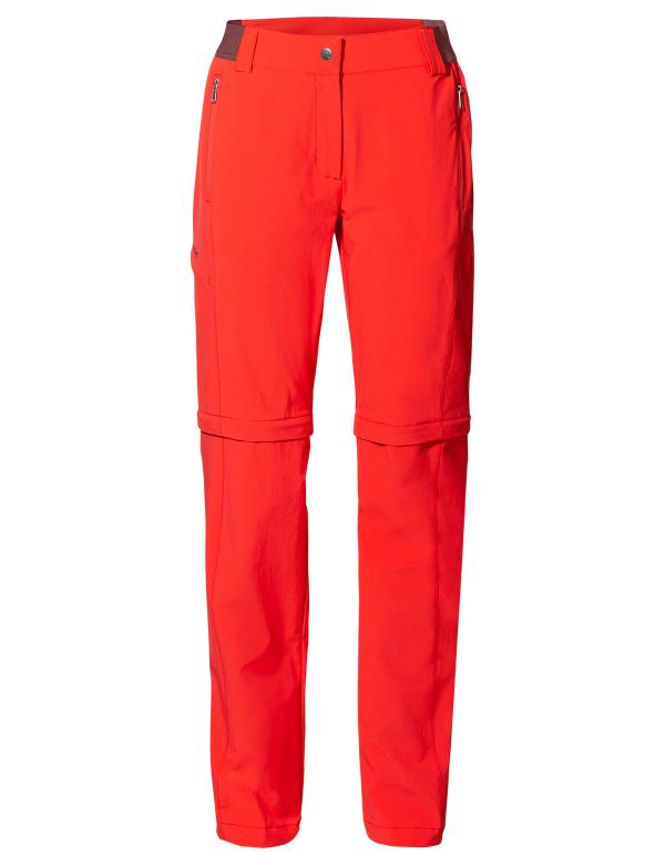 VAUDE Women's Farley Stretch ZO T-Zip Pants II flame Gr&ouml;&szlig; 46-Short