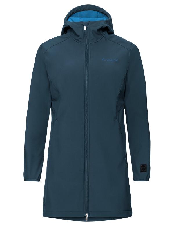 VAUDE Women's Moena Softshell Parka dark sea Gr&ouml;&szlig; 36