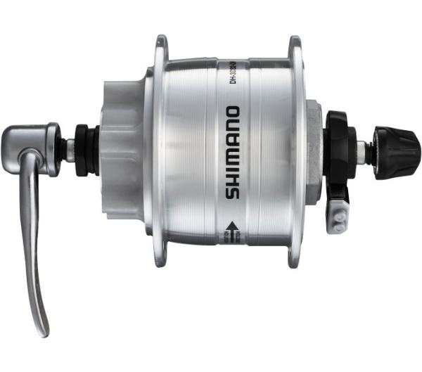 SHIMANO Nabendynamo DH-3D32 6 Volt/3 Watt 36 Loch 6-Loch Silber