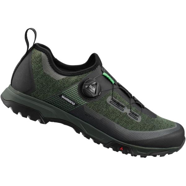 SHIMANO SHIMANO Fahrradschuhe ET701 Herren/Damen MTB FLATPEDAL Gr&ouml;&szlig;e 47 Gr&uuml;n