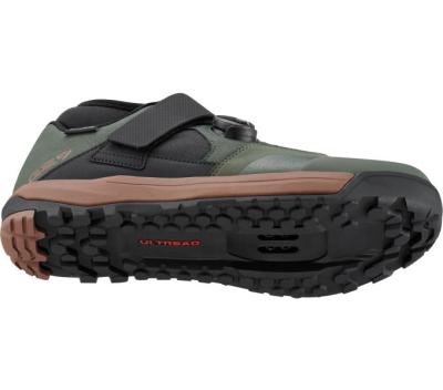 SHIMANO SHIMANO Fahrradschuhe GE900 Herren/Damen MTB SPD Gr&ouml;&szlig;e 48 Gr&uuml;n Produktbild 3