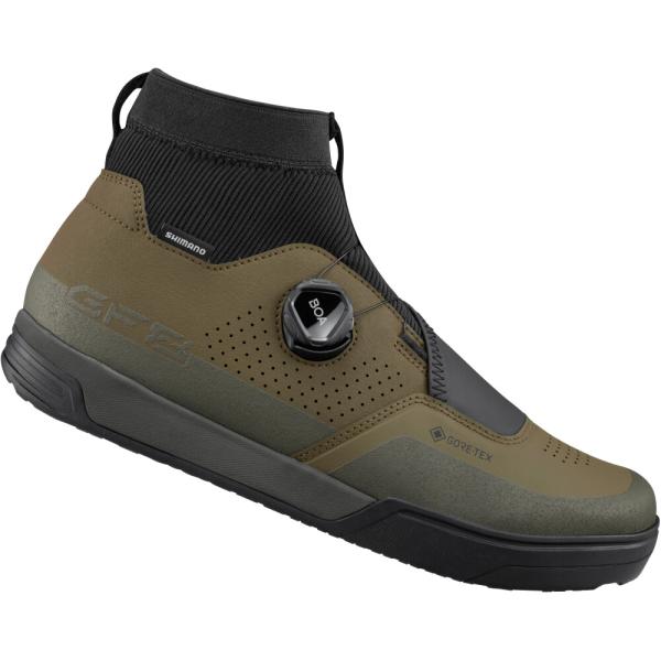 SHIMANO SHIMANO Fahrradschuhe GF800GTX Herren/Damen MTB FLATPEDAL Gr&ouml;&szlig;e 39 Gr&uuml;n