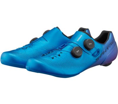 SHIMANO SHIMANO Fahrradschuhe RC903 Damen/Herren Road SPD-SL Gr&ouml;&szlig;e 46 breit Blau Produktbild 4