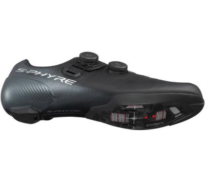 SHIMANO SHIMANO Fahrradschuhe RC903 Damen/Herren Road SPD-SL Gr&ouml;&szlig;e 45 breit Schwarz Produktbild 3