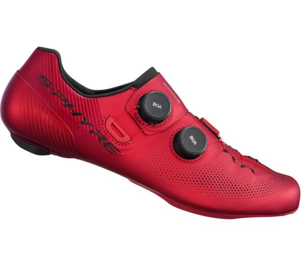 SHIMANO SHIMANO Fahrradschuhe RC903 Damen/Herren Road SPD-SL Gr&ouml;&szlig;e 46 breit Rot