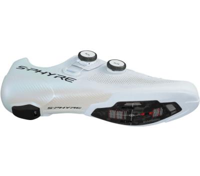 SHIMANO SHIMANO Fahrradschuhe RC903 Damen/Herren Road SPD-SL Gr&ouml;&szlig;e 43 breit Wei&szlig; Produktbild 3