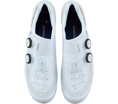 SHIMANO SHIMANO Fahrradschuhe RC903 Damen/Herren Road SPD-SL Gr&ouml;&szlig;e 47 breit Wei&szlig; Produktbild 1