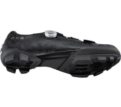 SHIMANO SHIMANO Fahrradschuhe RX600 Herren/Damen Gravel SPD Gr&ouml;&szlig;e 46 Schwarz Produktbild 3