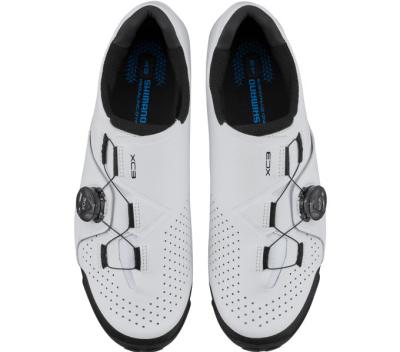SHIMANO SHIMANO Fahrradschuhe XC300 Herren/Damen MTB SPD Gr&ouml;&szlig;e 44 breit Wei&szlig; Produktbild 1