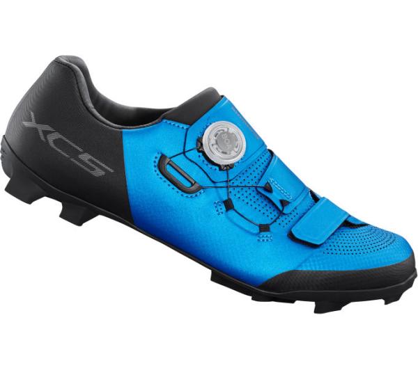 SHIMANO SHIMANO Fahrradschuhe XC502 Herren/Damen MTB SPD Gr&ouml;&szlig;e 46 breit Blau