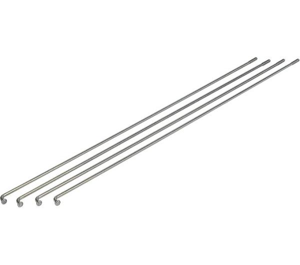 Exal SPEICHE 2MM,GLATT,SILB,266MM,100ST