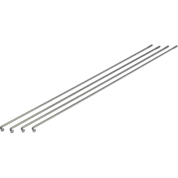 Exal SPEICHE 2MM,GLATT,SILB,298MM,100ST