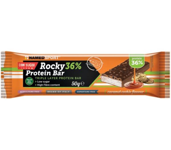 NAMEDSPORT NAMEDSPORT Proteinriegel ROCKY 36% PROTEIN BAR Caramel 12 x 50 g