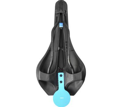 PRO Fahrradsattel Turnix Performance 132 mm Schwarz Edelstahl Gestell Produktbild 3