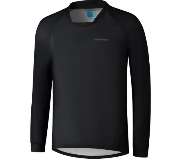 SHIMANO PARCO (Myoko) Long Sleeve Jersey Warm SCHWARZ L