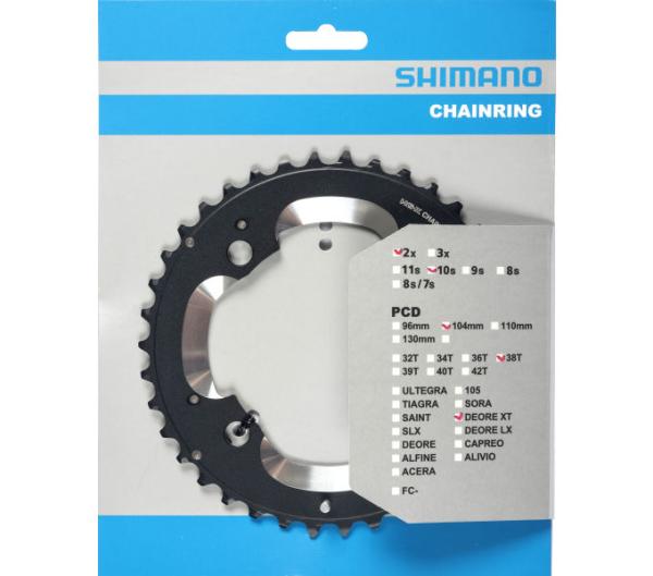 SHIMANO Kettenblatt DEORE XT FC-M785 38 Z&auml;hne