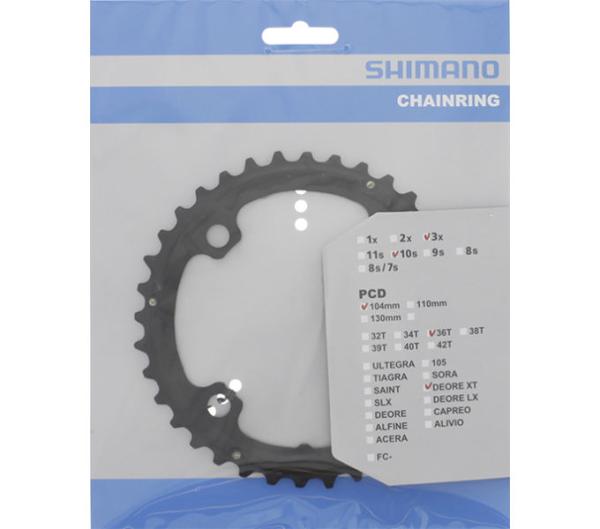 SHIMANO Kettenblatt DEORE XT FC-T780, FC-T781 36 Z&auml;hne