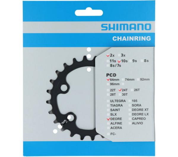 SHIMANO Kettenblatt DEORE FC-M6000-2 24 Z&auml;hne
