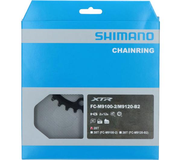 SHIMANO Kettenblatt XTR FC-M9100, FC-M9120 28 Z&auml;hne